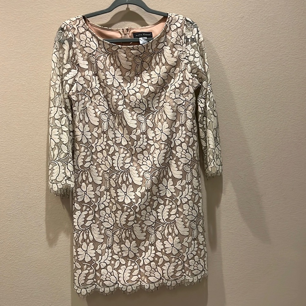 Jessica Howard Lace Cocktail Dress